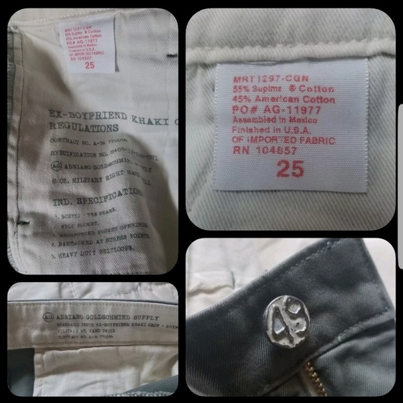 last๐ AG Adriano Goldschmied Ex Boyfriend crop 25 - Picture 8 of 8